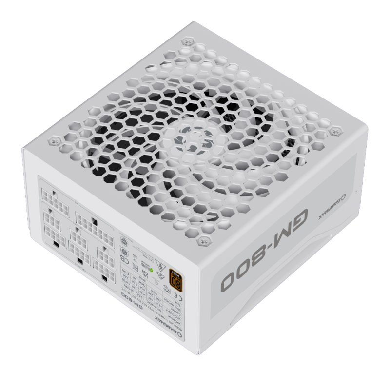 GameMax GM-800 White Power Supply Full Modular - White GameMax GM-800 White Power Supply Full Modular - White